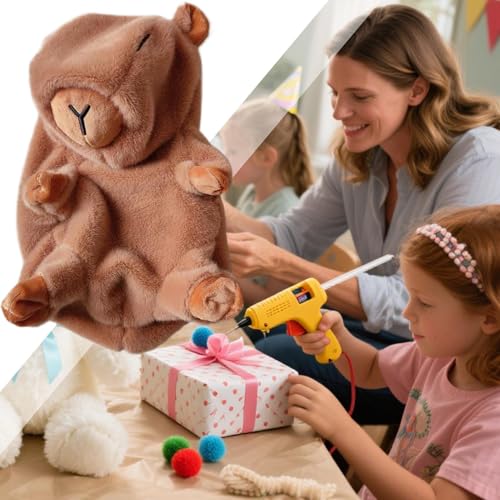 Duroecsain Capybara Plüschtier - Capybara Äußere Hülle Tierisches Spielzeug Cover | Handwerkspuppen Zubehör Für Kinder Jugendliche Frauen Mädchen von Duroecsain