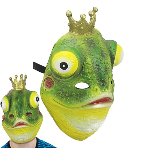 Duroecsain Cosplay Maske | Tierkostüm Maske für Erwachsene,Atmungsaktiv kopf Kostümzubehör Erwachsene Karneval Fotografie Halloween Fest von Duroecsain