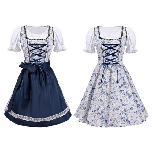 Duroecsain Damen Oktoberfest-Outfit | Bierfest Deutsches Bayrisches Outfit - Bayrisches Biermädchen-Stretchfür Halloween Duroecsain Damen Oktoberfest-Outfit | Bierfest Deutsches Bayrisches Outfit - Bayrisches Biermädchen-Stretchfür Halloween von Duroecsain
