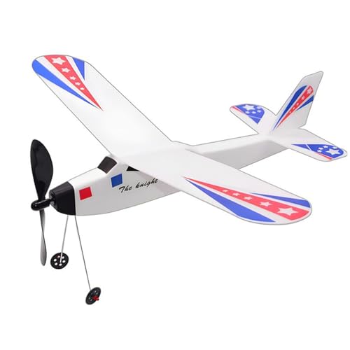 Duroecsain Flugzeug mit elastischem Antrieb | Realistisches Wurfflugzeug, fliegendes Spielzeug für draußen, für Mädchen, Jungen, Schüler und Erwachsene Duroecsain Flugzeug mit elastischem Antrieb | Realistisches Wurfflugzeug, fliegendes Spielzeug für draußen, für Mädchen, Jungen, Schüler und Erwachsene von Duroecsain