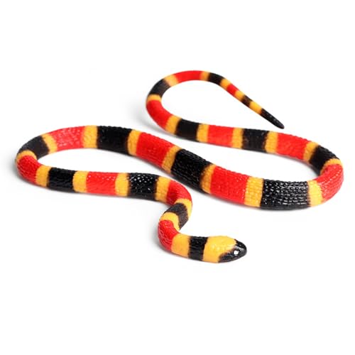 Duroecsain Halloween Realistische Schlange - Halloween-Streichartikel Künstliche Schlangenfigur | Realistische Partydekoration Für Innen Außen Fasching Aprilscherz Garten Terrasse von Duroecsain