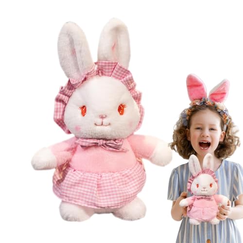 Duroecsain Kaninchen-Plüschtier, Plüschtier aus Hase, niedlich, weich, Osterhase aus Plüsch, Plüschtier für Kinderzimmer, Wohnzimmer, Schlafzimmer, Büro von Duroecsain