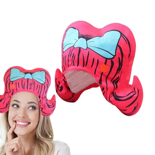 Duroecsain Knotenhelm, Helm-Bogen-Plüschtier, Rollenspiel Brecher Kostüm, Head Cover Kostüm, Neuheit Helm Kostüm für Party, Fotokabinenzubehör Duroecsain Knotenhelm, Helm-Bogen-Plüschtier, Rollenspiel Brecher Kostüm, Head Cover Kostüm, Neuheit Helm Kostüm für Party, Fotokabinenzubehör von Duroecsain