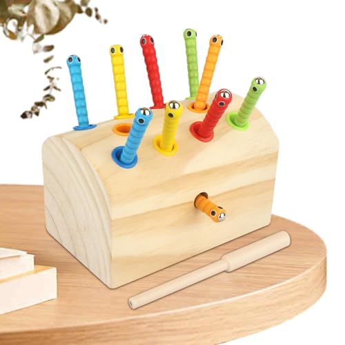 Duroecsain Magnetisches Wurmspiel, Wurmfangspielzeug für Kinder - Feinmotorikspielzeug zum Fangen von Würmern | Niedliches und interessantes Vorschul-Lernspielzeug für Kindertag, Ostern, Geburtstag, Duroecsain Magnetisches Wurmspiel, Wurmfangspielzeug für Kinder - Feinmotorikspielzeug zum Fangen von Würmern | Niedliches und interessantes Vorschul-Lernspielzeug für Kindertag, Ostern, Geburtstag, von Duroecsain