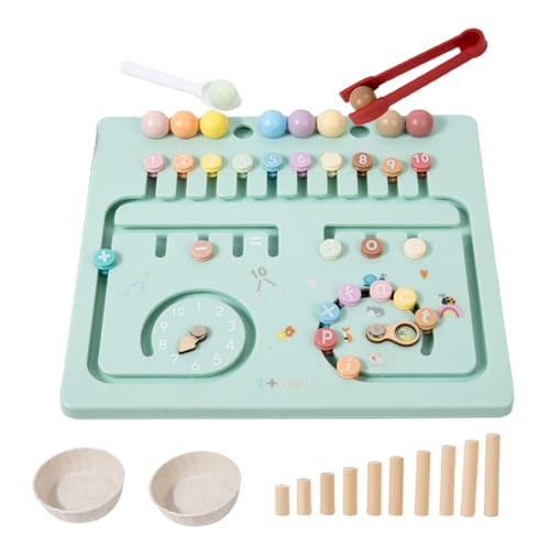 Duroecsain Manipulative für Kinder im Vorschulalter, Abacus for Kids Math - Bunte umweltfreundliche Mathematikmanipulative Kindergarten - Fun Counters Multifunktionales Zählspielzeug für die von Duroecsain
