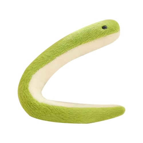 Duroecsain Schlange aus Plüsch, Schlange aus Plüsch – schlafendes Plüschtier 40,5 cm, Spielzeug aus Plüsch, kreative Schlange, Maskottchen des chinesischen Jahres der Schlange, Heimdekoration von Duroecsain