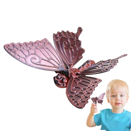Duroecsain Schmetterlingsmodell, Schmetterlings-Tischdekoration - 3D-gedrucktes, gelenkbewegliches Tiermodell,Flexibles Schreibtischspielzeug für den Heimtisch, Bücherregal, Schreibtisch, Duroecsain Schmetterlingsmodell, Schmetterlings-Tischdekoration - 3D-gedrucktes, gelenkbewegliches Tiermodell,Flexibles Schreibtischspielzeug für den Heimtisch, Bücherregal, Schreibtisch, von Duroecsain