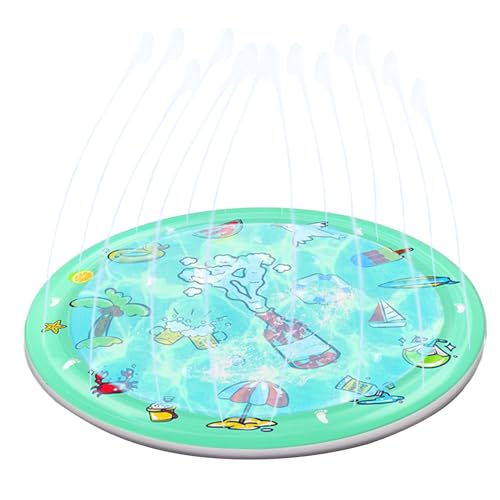 Duroecsain Wassermatte für Hunde – Wasserspielmatte für Haustiere – faltbar für Hunde, Katzen, Garten und Spielplätze Duroecsain Wassermatte für Hunde – Wasserspielmatte für Haustiere – faltbar für Hunde, Katzen, Garten und Spielplätze von Duroecsain