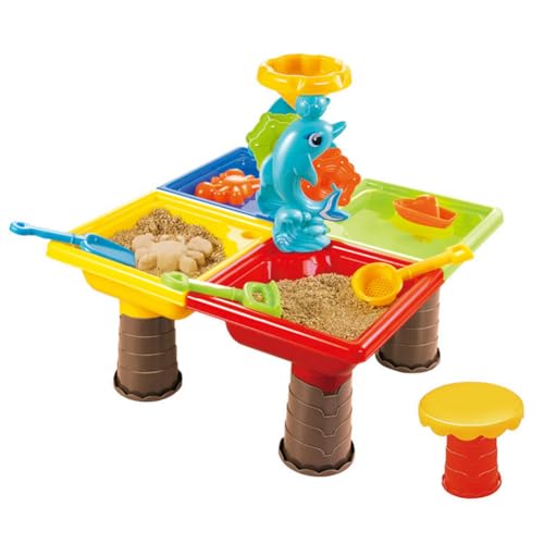 Duroecsain Wasserspieltisch für Kinder, Outdoor & Indoor Wasserspielzeug mit Spielzeug, Multifunktional & Einfach zu Montieren Duroecsain Wasserspieltisch für Kinder, Outdoor & Indoor Wasserspielzeug mit Spielzeug, Multifunktional & Einfach zu Montieren von Duroecsain