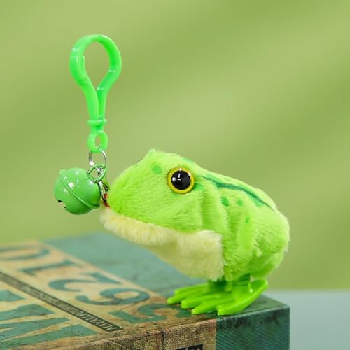 Dusarls Frosch Aufzieh spielzeug Simulation Plüsch Schlüssel bund Interaktives Geburtstags geschenk für Kinder von Dusarls