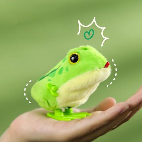 Dusarls Frosch Aufzieh spielzeug Simulation Plüsch Schlüssel bund Interaktives Geburtstags geschenk für Kinder von Dusarls