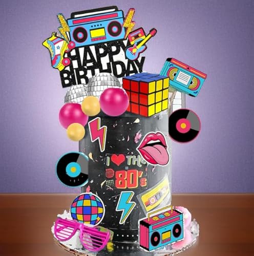 Dusenly 80er 90er Jahre Kuchen Topper Retro Hip Hop Discokugel Kuchen Topper für Disco Musik Happy Birthday Party Dekorationen Supplies Dusenly 80er 90er Jahre Kuchen Topper Retro Hip Hop Discokugel Kuchen Topper für Disco Musik Happy Birthday Party Dekorationen Supplies von Dusenly