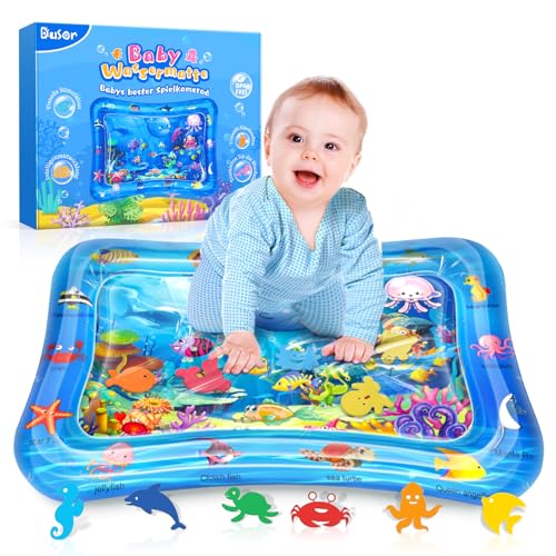 Dusor Wassermatte Baby Spielzeug 3 6 9 Monate, Wasserspielmatte BPA-frei, Spielmatte Baby, Aufblasbare Bauchzeit Matte, Spaßaktivitäten Das Stimulationswachstum Ihres Babys Dusor Wassermatte Baby Spielzeug 3 6 9 Monate, Wasserspielmatte BPA-frei, Spielmatte Baby, Aufblasbare Bauchzeit Matte, Spaßaktivitäten Das Stimulationswachstum Ihres Babys von Dusor