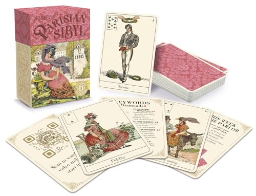 Dusserre The Pariser Sibyl Tarot Wahrsager-Kartomany-Spielkarten, Pink von Dusserre