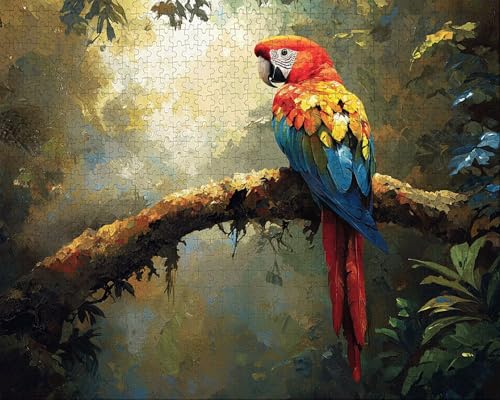 Puzzle 1500 Teile, Puzzle Erwachsene, Papagei, Indoor-Kreativspiel zur Entspannung von Erwachsenen und Erziehung Oder Als Geschenk Anlage, Geschenke F-5 von Duuanxin