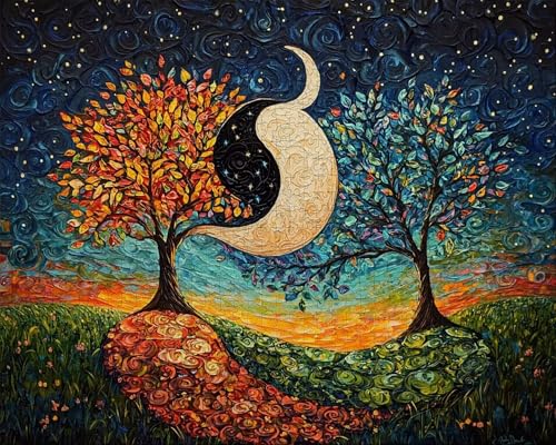 Puzzle 2000 Teile Erwachsene Zuhause 70.5x99.5cm Puzzles für Erwachsene Lernspiel Herausforderungsspielzeug 2000 Teilige Puzzlematte Baum des Lebens, Mond Puzzlematte, Gift T-8 Puzzle 2000 Teile Erwachsene Zuhause 70.5x99.5cm Puzzles für Erwachsene Lernspiel Herausforderungsspielzeug 2000 Teilige Puzzlematte Baum des Lebens, Mond Puzzlematte, Gift T-8 von Duuanxin