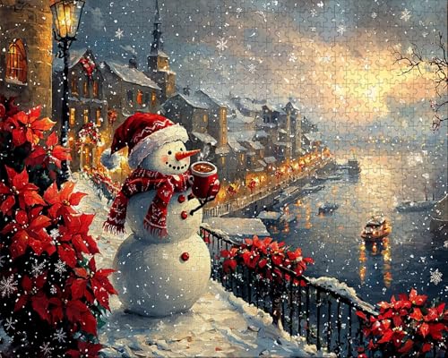 Puzzle 2000 Teile Erwachsene Zuhause 70.5x99.5cm Puzzles für Erwachsene Lernspiel Herausforderungsspielzeug 2000 Teilige Puzzlematte BläTter, Schneemann Puzzlematte, Geschenk M-0 Puzzle 2000 Teile Erwachsene Zuhause 70.5x99.5cm Puzzles für Erwachsene Lernspiel Herausforderungsspielzeug 2000 Teilige Puzzlematte BläTter, Schneemann Puzzlematte, Geschenk M-0 von Duuanxin