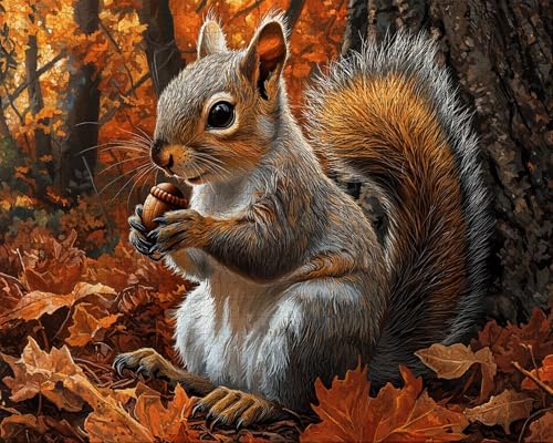 Puzzle 2000 Teile Erwachsene Zuhause 70.5x99.5cm Puzzles für Erwachsene Lernspiel Herausforderungsspielzeug 2000 Teilige Puzzlematte EichhöRnchen, Anlage Puzzlematte, Geschenk R-9 von Duuanxin