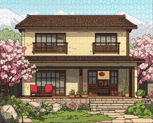 Puzzle 2000 Teile Erwachsene Zuhause 70.5x99.5cm Puzzles für Erwachsene Lernspiel Herausforderungsspielzeug 2000 Teilige Puzzlematte KirschblüTen, HäUser Puzzlematte, Geschenk K-2 Puzzle 2000 Teile Erwachsene Zuhause 70.5x99.5cm Puzzles für Erwachsene Lernspiel Herausforderungsspielzeug 2000 Teilige Puzzlematte KirschblüTen, HäUser Puzzlematte, Geschenk K-2 von Duuanxin