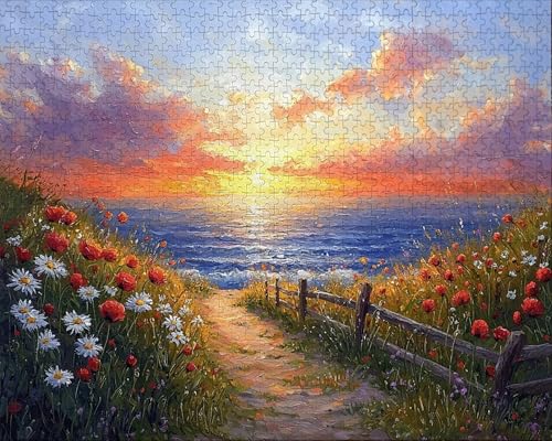 Puzzle 2000 Teile Erwachsene Zuhause 70.5x99.5cm Puzzles für Erwachsene Lernspiel Herausforderungsspielzeug 2000 Teilige Puzzlematte Sonnenaufgang, Blume Puzzlematte, Geschenk U-5 Puzzle 2000 Teile Erwachsene Zuhause 70.5x99.5cm Puzzles für Erwachsene Lernspiel Herausforderungsspielzeug 2000 Teilige Puzzlematte Sonnenaufgang, Blume Puzzlematte, Geschenk U-5 von Duuanxin