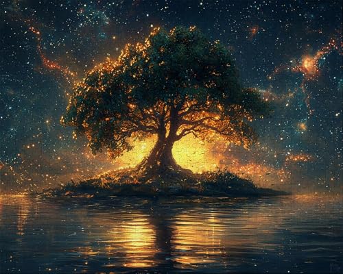 Puzzle 2000Teile Erwachsene Zuhause 70.5x99.5cm Puzzles für Erwachsene Lernspiel Herausforderungsspielzeug 2000 Teilige Puzzlematte Baum des Lebens, Sternenhimmel Puzzlematte, Gift E-9 Puzzle 2000Teile Erwachsene Zuhause 70.5x99.5cm Puzzles für Erwachsene Lernspiel Herausforderungsspielzeug 2000 Teilige Puzzlematte Baum des Lebens, Sternenhimmel Puzzlematte, Gift E-9 von Duuanxin