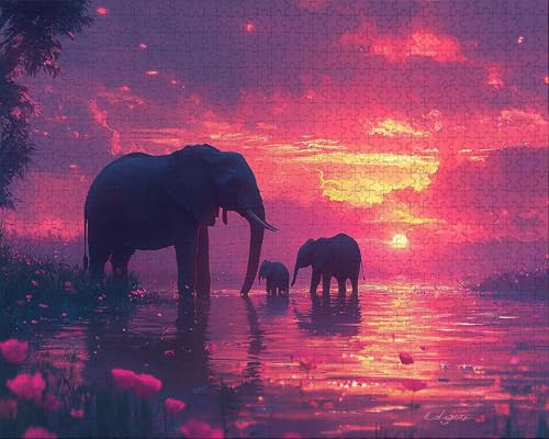 Puzzle 4000 Teile Erwachsene Zuhause 87.5x141.5cm Puzzles für Erwachsene Lernspiel Herausforderungsspielzeug 4000 Teilige Puzzlematte Sonnenaufgang, Elefant Puzzlematte, Gift W-4 Puzzle 4000 Teile Erwachsene Zuhause 87.5x141.5cm Puzzles für Erwachsene Lernspiel Herausforderungsspielzeug 4000 Teilige Puzzlematte Sonnenaufgang, Elefant Puzzlematte, Gift W-4 von Duuanxin