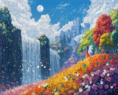 Puzzle 5000 Teile, Puzzle Erwachsene, Anlage, Indoor -Puzzlematte-Kreativspiel zur Entspannung von Erwachsenen und Erziehung Oder Als Geschenk Elf, Geschenke K-0 von Duuanxin
