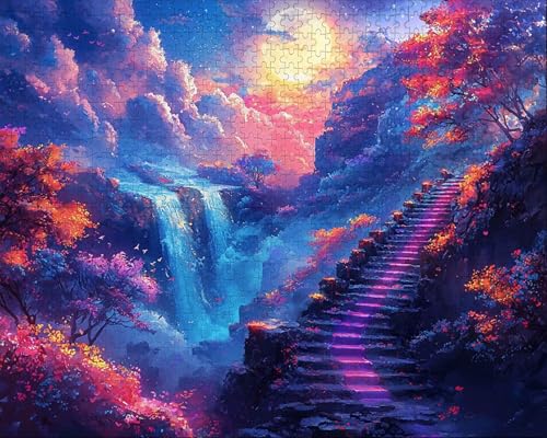 Puzzle 5000 Teile, Puzzle Erwachsene, Fallen, Indoor -Puzzlematte-Kreativspiel zur Entspannung von Erwachsenen und Erziehung Oder Als Geschenk Baum, Geschenke J-3 von Duuanxin