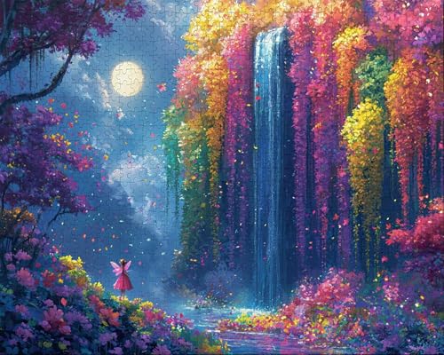 Puzzle 5000 Teile, Puzzle Erwachsene, Fallen, Indoor -Puzzlematte-Kreativspiel zur Entspannung von Erwachsenen und Erziehung Oder Als Geschenk Elf, Geschenke N-2 von Duuanxin