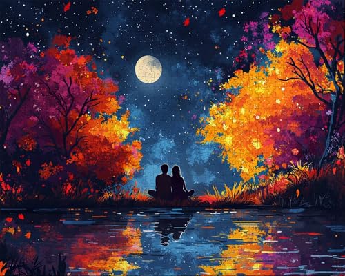 Puzzle 5000 Teile, Puzzle Erwachsene, Mond, Indoor -Puzzlematte-Kreativspiel zur Entspannung von Erwachsenen und Erziehung Oder Als Geschenk Paar, Geschenke B-5 von Duuanxin