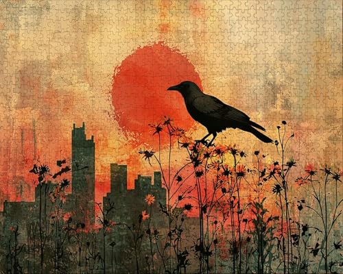 Puzzle 5000 Teile, Puzzle Erwachsene, Sonnenaufgang, Indoor -Puzzlematte-Kreativspiel zur Entspannung von Erwachsenen und Erziehung Oder Als Geschenk Tier, Geschenke N-7 von Duuanxin