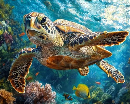 Puzzle 5000 Teile, Puzzle Erwachsene, Tier Puzzlematte, Indoor-Puzzlematte-Kreativspiel zur Entspannung von Erwachsenen und Erziehung MeeresschildkröTen, Geschenke auf der Ganzen J-2 Puzzle 5000 Teile, Puzzle Erwachsene, Tier Puzzlematte, Indoor-Puzzlematte-Kreativspiel zur Entspannung von Erwachsenen und Erziehung MeeresschildkröTen, Geschenke auf der Ganzen J-2 von Duuanxin