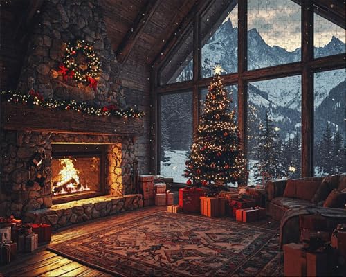 Puzzle 5000 Teile, Puzzle Erwachsene, Weihnachtsbaum, Indoor -Puzzlematte-Kreativspiel zur Entspannung von Erwachsenen und Erziehung Oder Als Geschenk Geschenk, Gift W-3 von Duuanxin