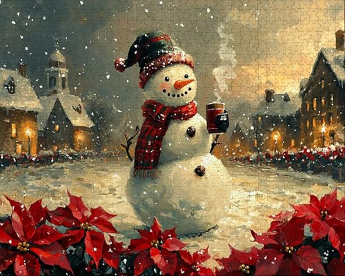 Puzzle 5000 Teile, Puzzle Erwachsene, Weiß Puzzlematte, Indoor-Puzzlematte-Kreativspiel zur Entspannung von Erwachsenen und Erziehung Schneemann, Geschenke auf der Ganzen Welt Z-9 Puzzle 5000 Teile, Puzzle Erwachsene, Weiß Puzzlematte, Indoor-Puzzlematte-Kreativspiel zur Entspannung von Erwachsenen und Erziehung Schneemann, Geschenke auf der Ganzen Welt Z-9 von Duuanxin