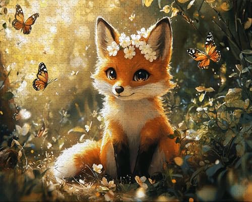 Puzzle 6000 Teile Erwachsene Warmes Zuhause 105.5x179.5cm Puzzles für Erwachsene Lernspiel Herausforderungsspielzeug 6000 Teilige Spiel Puzzlematte Anlage, Fuchs Puzzlematte, Gift R-8 von Duuanxin