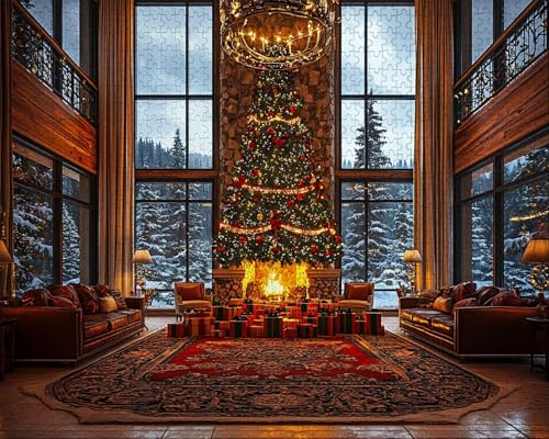 Puzzle 6000 Teile Erwachsene Warmes Zuhause 105.5x179.5cm Puzzles für Erwachsene Lernspiel Herausforderungsspielzeug 6000 Teilige Spiel Puzzlematte Geschenk, Herd Puzzlematte, Gift H-5 von Duuanxin