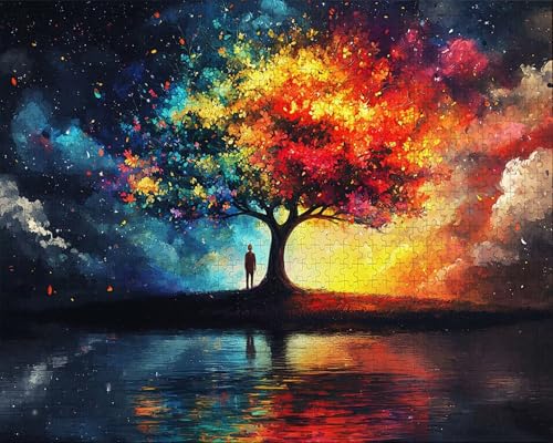 Puzzle 6000 Teile Erwachsene Warmes Zuhause 105.5x179.5cm für Erwachsene Herausforderungsspielzeug 6000 Teilige Puzzle Sternenhimmel, Menschen, Gift Der Welt N-8 von Duuanxin