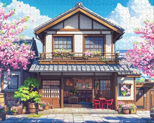 Puzzle 6000 Teile Erwachsene Zuhause 105.5x179.5cm Puzzles für Erwachsene Lernspiel Herausforderungsspielzeug 6000 Teilige Puzzlematte HäUser, KirschblüTen Puzzlematte, Gift K-6 Puzzle 6000 Teile Erwachsene Zuhause 105.5x179.5cm Puzzles für Erwachsene Lernspiel Herausforderungsspielzeug 6000 Teilige Puzzlematte HäUser, KirschblüTen Puzzlematte, Gift K-6 von Duuanxin