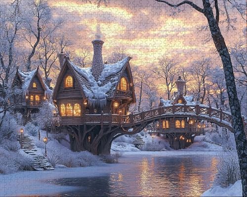 Puzzle 6000 Teile Erwachsene Zuhause 105.5x179.5cm Puzzles für Erwachsene Lernspiel Herausforderungsspielzeug 6000 Teilige Puzzlematte Holzhaus, Schnee Puzzlematte, Geschenk B-5 Puzzle 6000 Teile Erwachsene Zuhause 105.5x179.5cm Puzzles für Erwachsene Lernspiel Herausforderungsspielzeug 6000 Teilige Puzzlematte Holzhaus, Schnee Puzzlematte, Geschenk B-5 von Duuanxin
