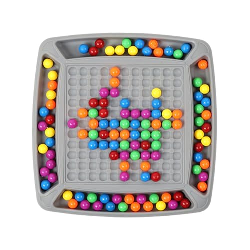 Duvcoywae Tischspiele - Regenbogen Kugel Schachbrett Strategiespiele | Interaktives Strategiespiel Für Kinder Mädchen Familie Erwachsene Reise Party Geburtstag von Duvcoywae