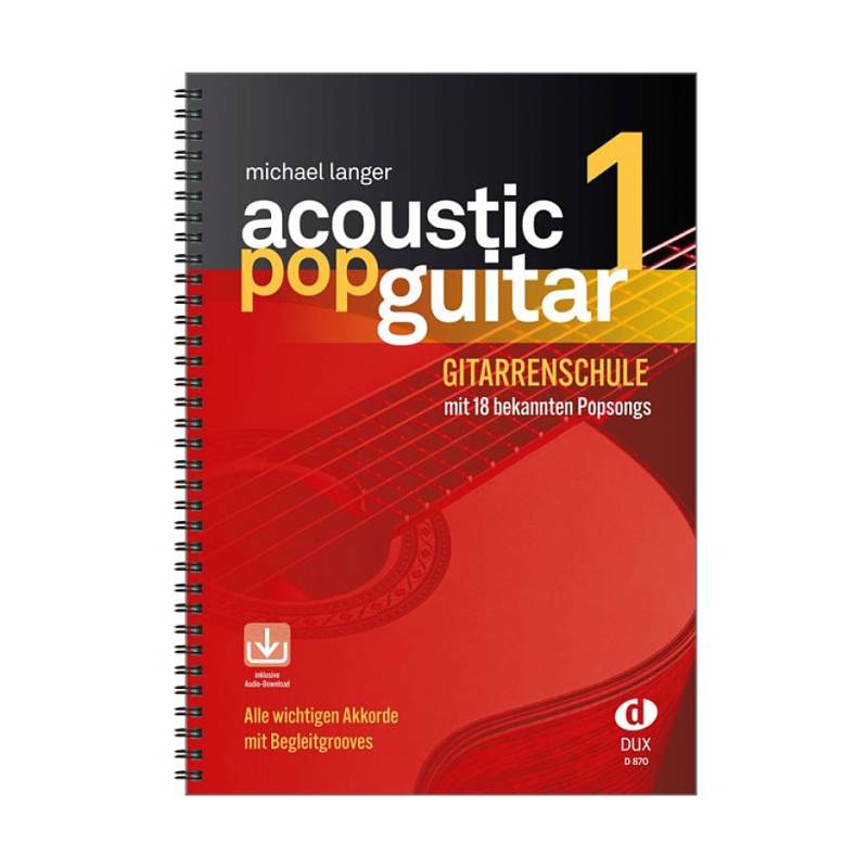 Dux Acoustic Pop Guitar 1 Lehrbuch von Dux