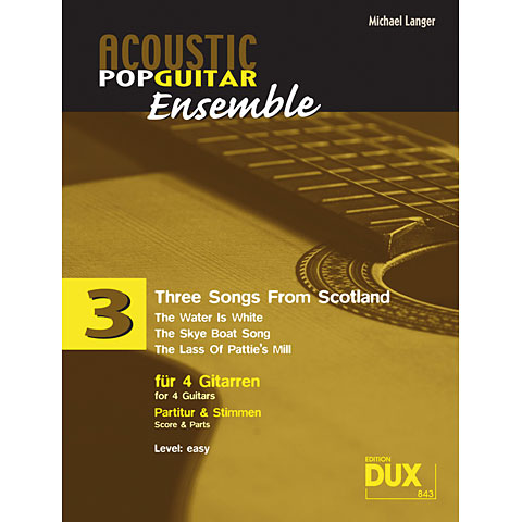 Dux Acoustic Pop Guitar Ensemble 3 - Three Songs From Scotland von Dux