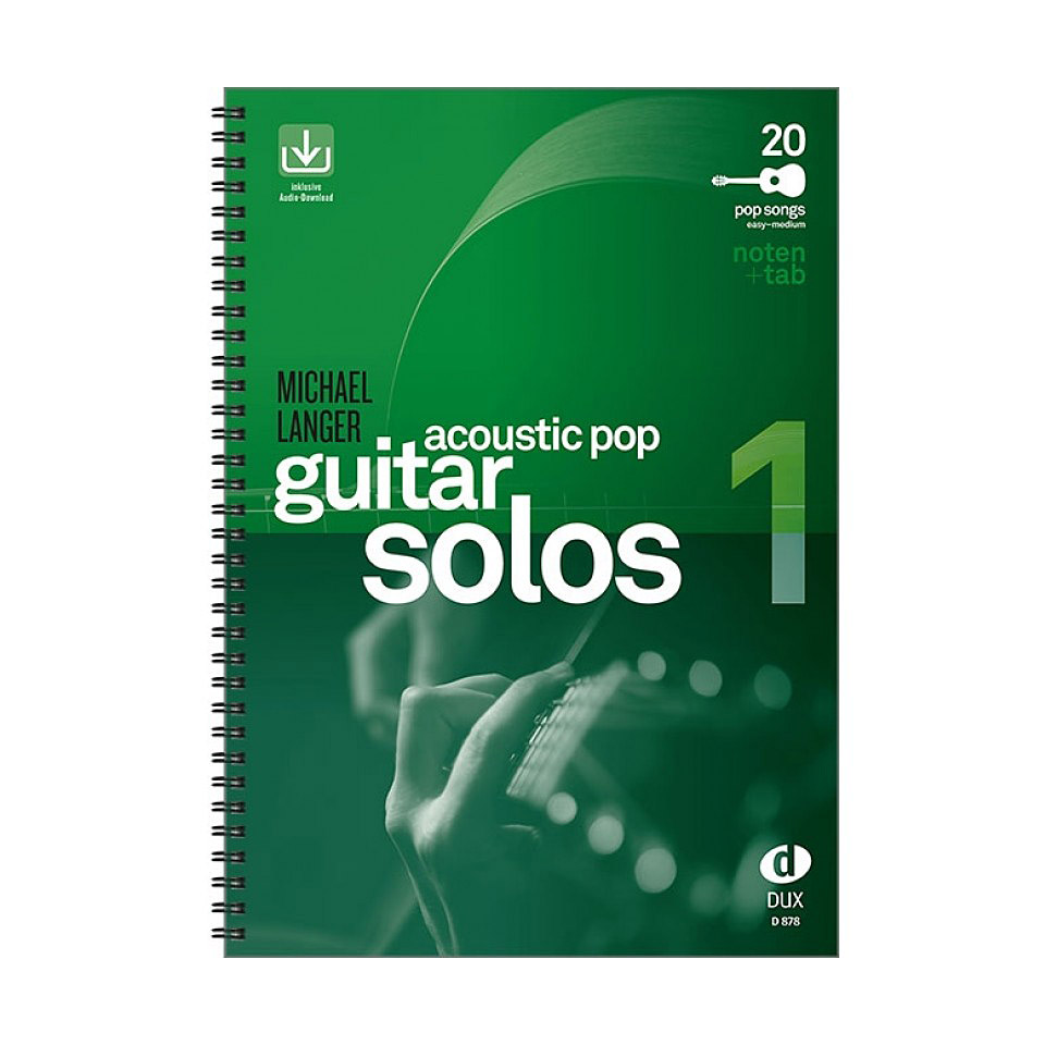 Dux Acoustic Pop Guitar Solos 1 Notenbuch von Dux