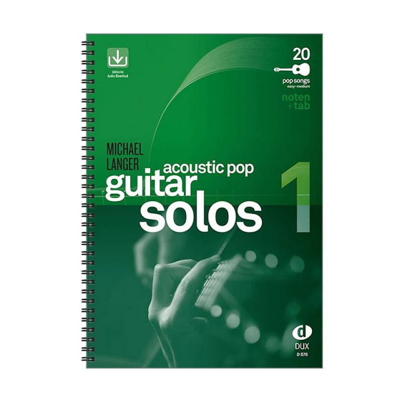 Dux Acoustic Pop Guitar Solos 1 Notenbuch von Dux