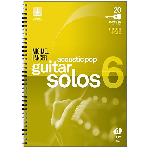 Dux Acoustic Pop Guitar Solos 6 Notenbuch von Dux