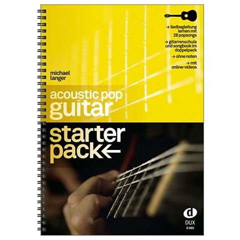 Dux Acoustic Pop Guitar Starter Pack Lehrbuch von Dux