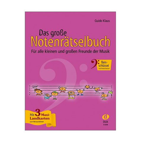 Dux Das große Notenrätselbuch Bassschlüssel Lehrbuch von Dux