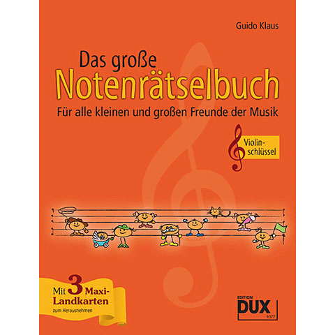 Dux Das große Notenrätselbuch Violinschlüssel Lehrbuch von Dux