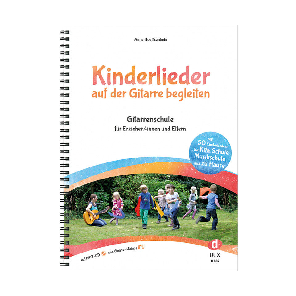 Dux Kinderlieder auf der Gitarre begleiten Lehrbuch von Dux