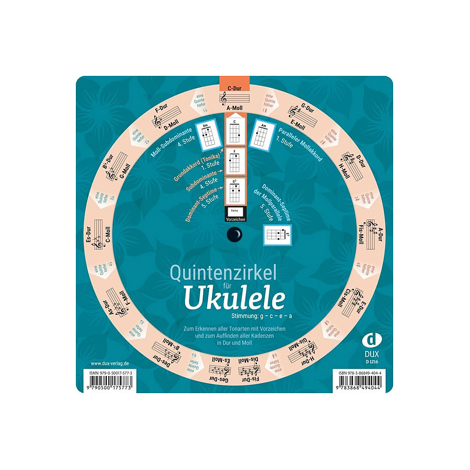 Dux Quintenzirkel für Ukulele Musiktheorie Dux Quintenzirkel für Ukulele Musiktheorie von Dux
